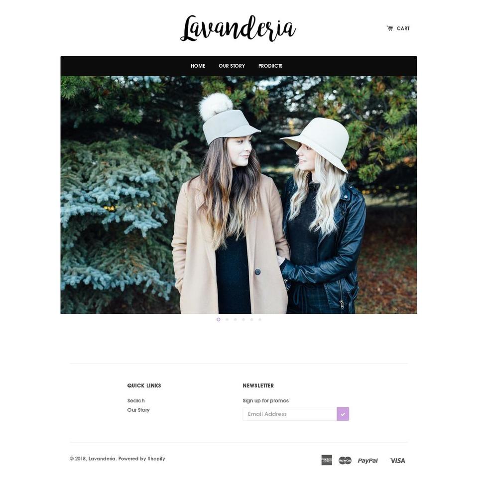 lavanderiamarket.com — Shopify storefront screenshot