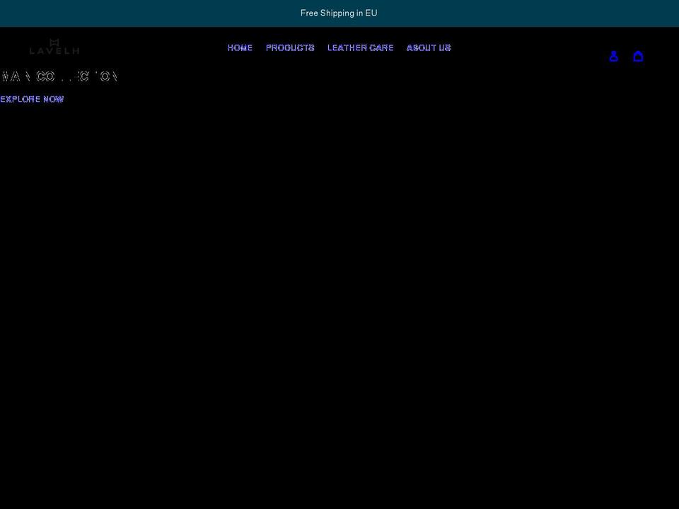 lavelh.com shopify website screenshot