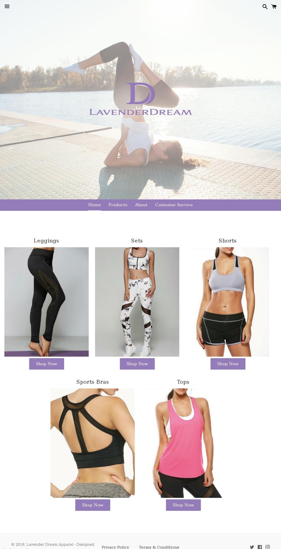 lavenderdreamapparel.com shopify website screenshot