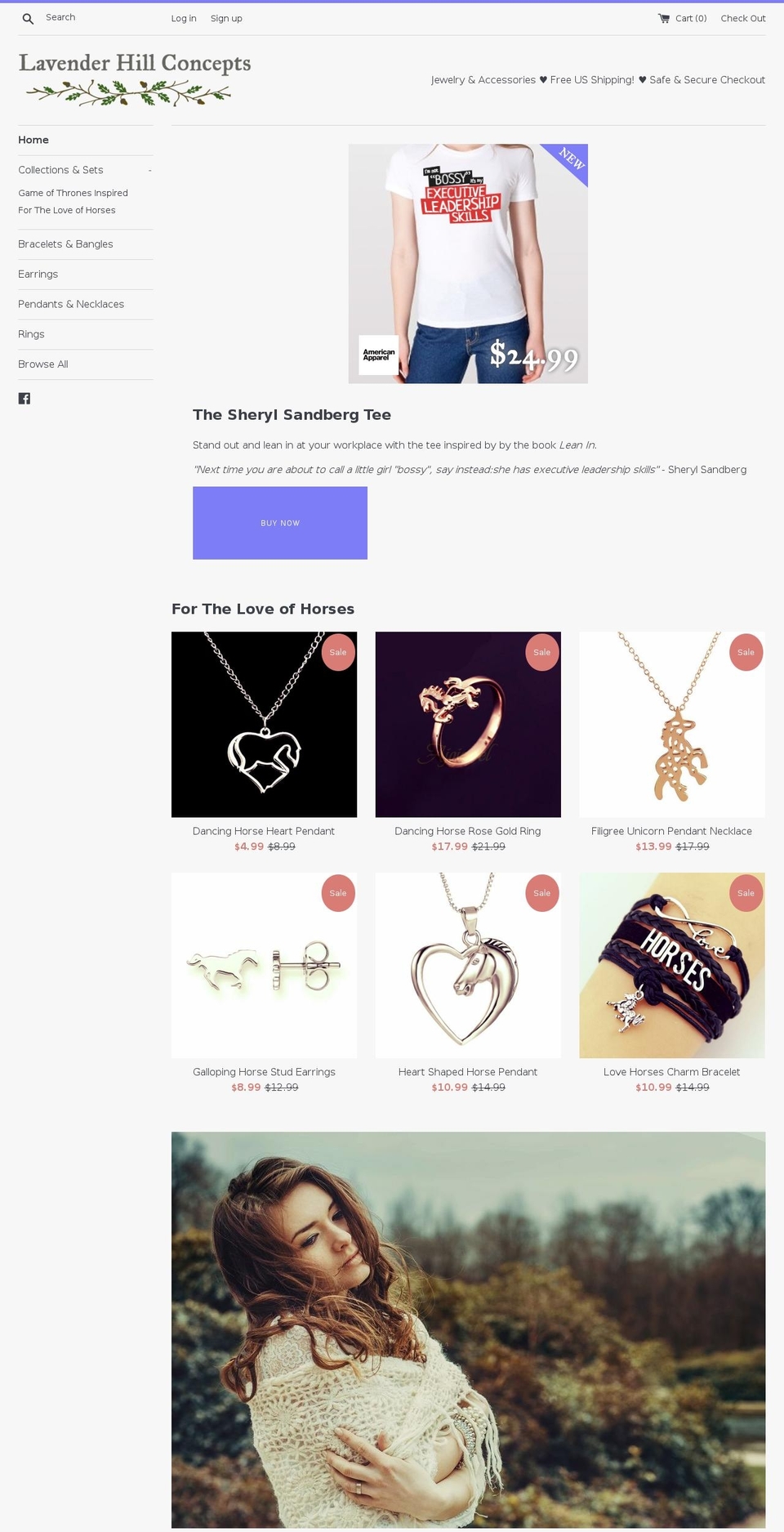 lavenderhillconcepts.com — Shopify storefront screenshot