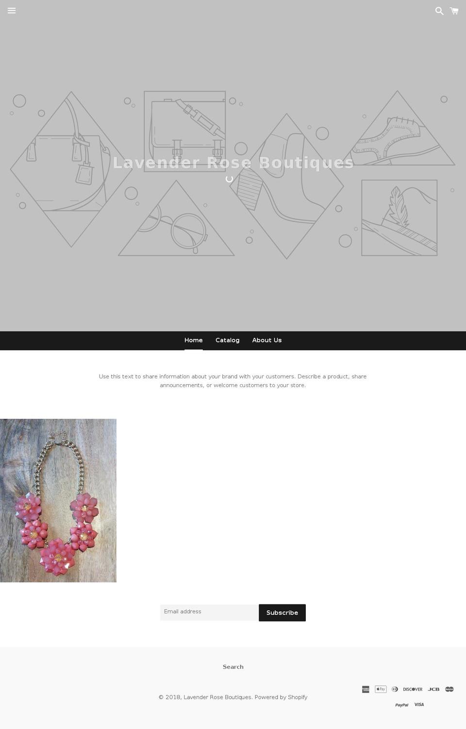 lavenderroseboutiques.com shopify website screenshot