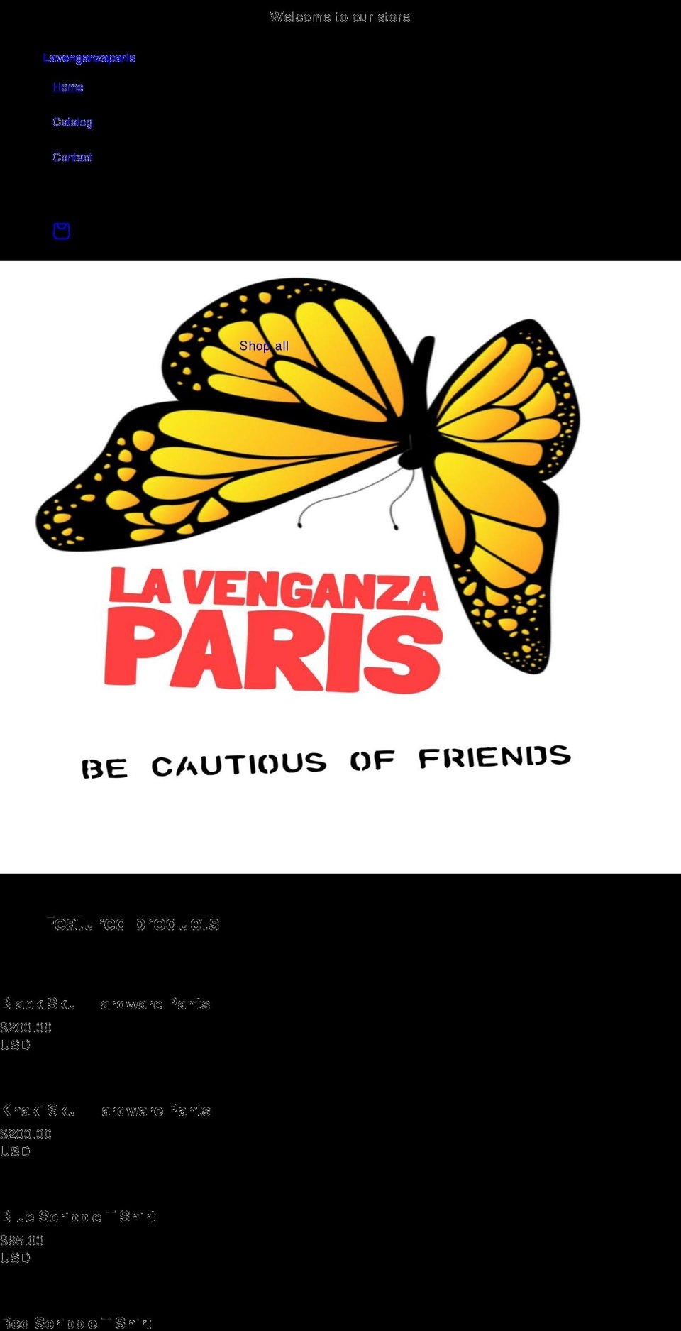 lavenganzaparis.com shopify website screenshot