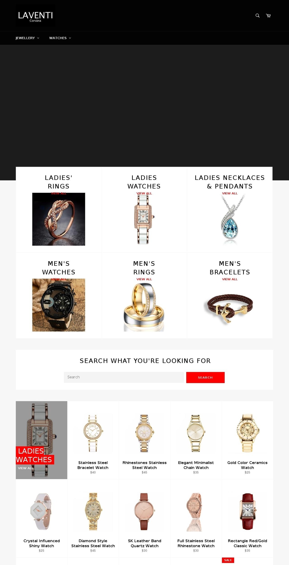 laventifashion.com — Shopify storefront screenshot