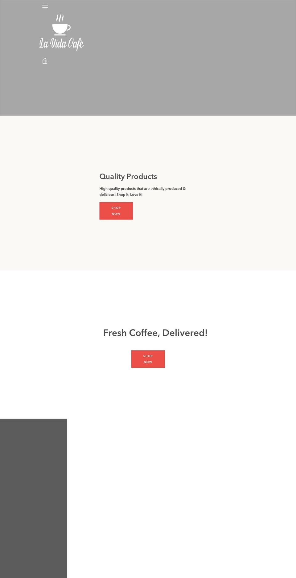 theme-export-coffeechicken-com-narrative-15ju Shopify theme site example lavidacafe.com