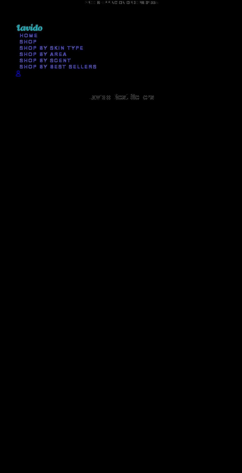 lavido.ca shopify website screenshot