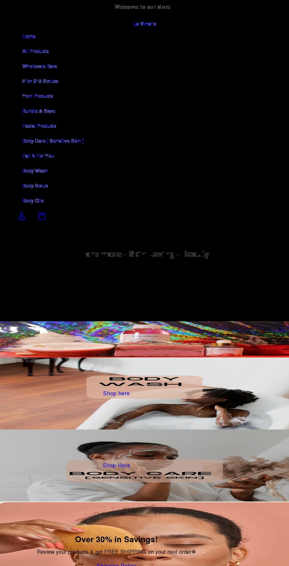 lavincis.com shopify website screenshot