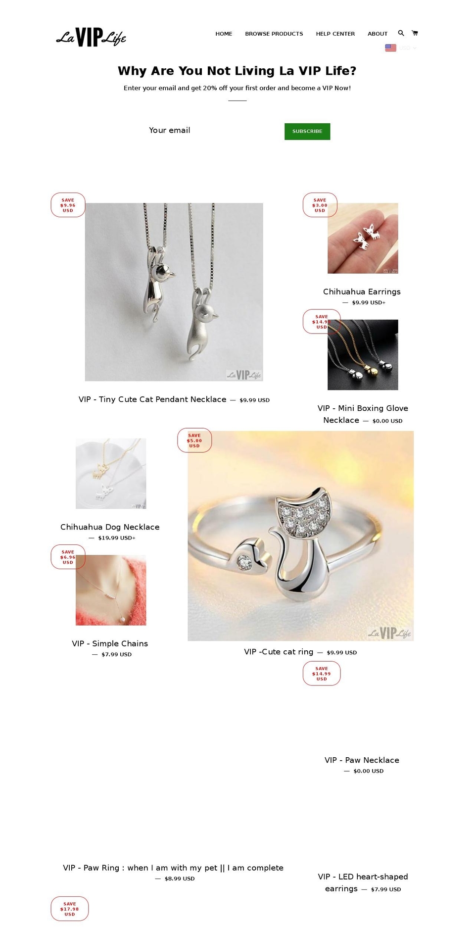 laviplife.com shopify website screenshot