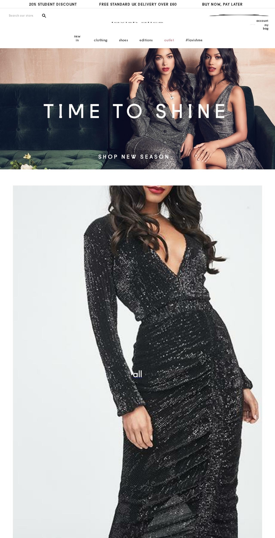 lavishalice.com — Shopify storefront screenshot