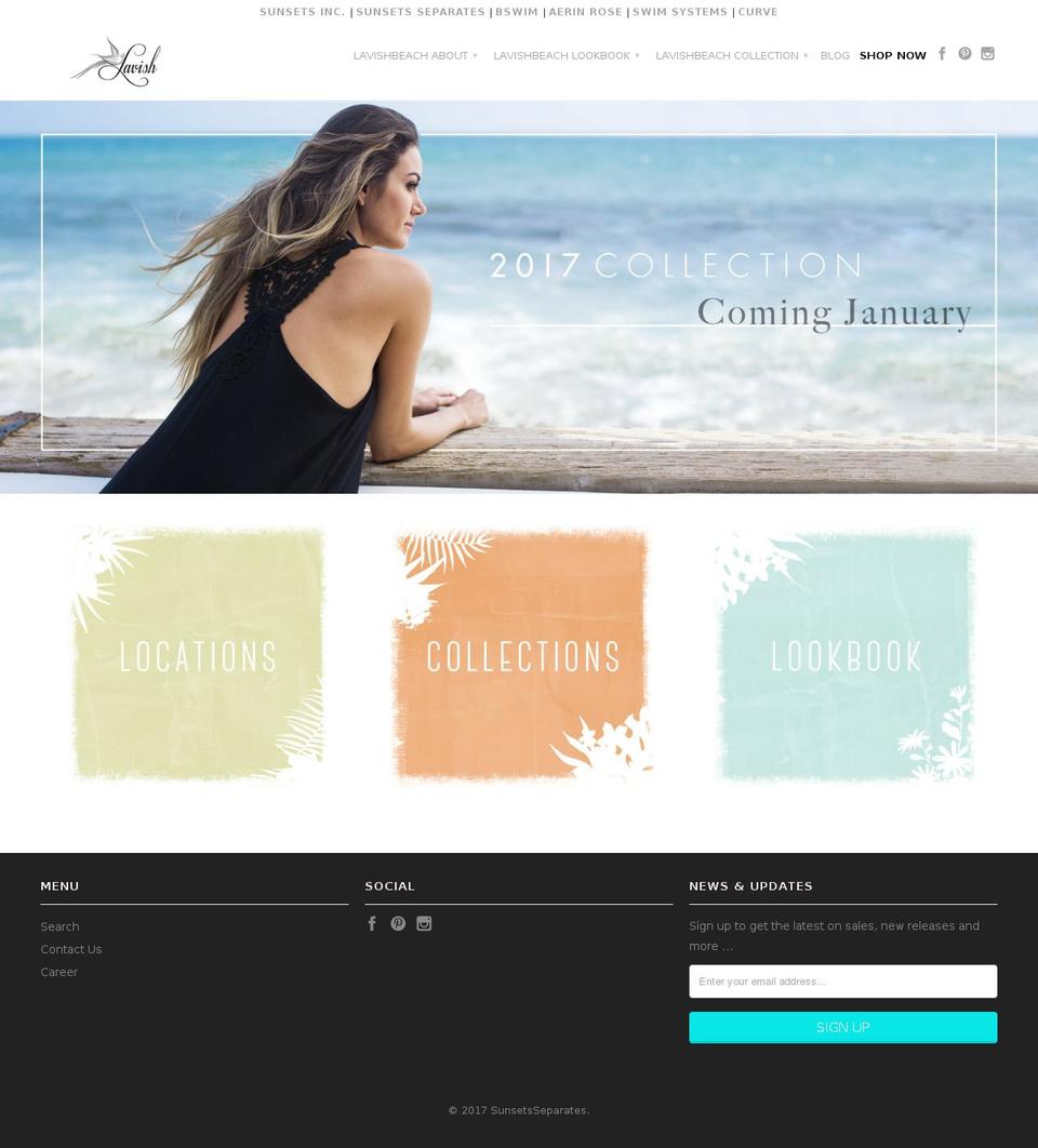 SEED \/\/ RETINA Dev 2.0 Shopify theme site example lavishbeach.net