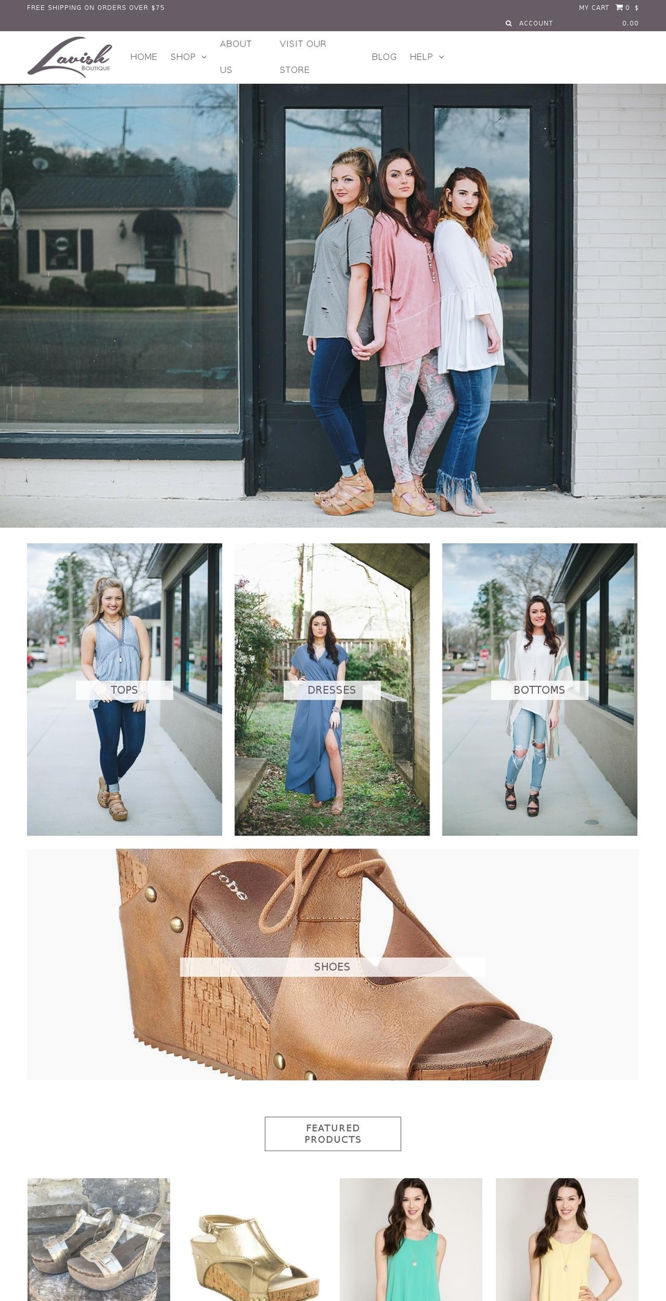 lavishboutiquejasper.com shopify website screenshot
