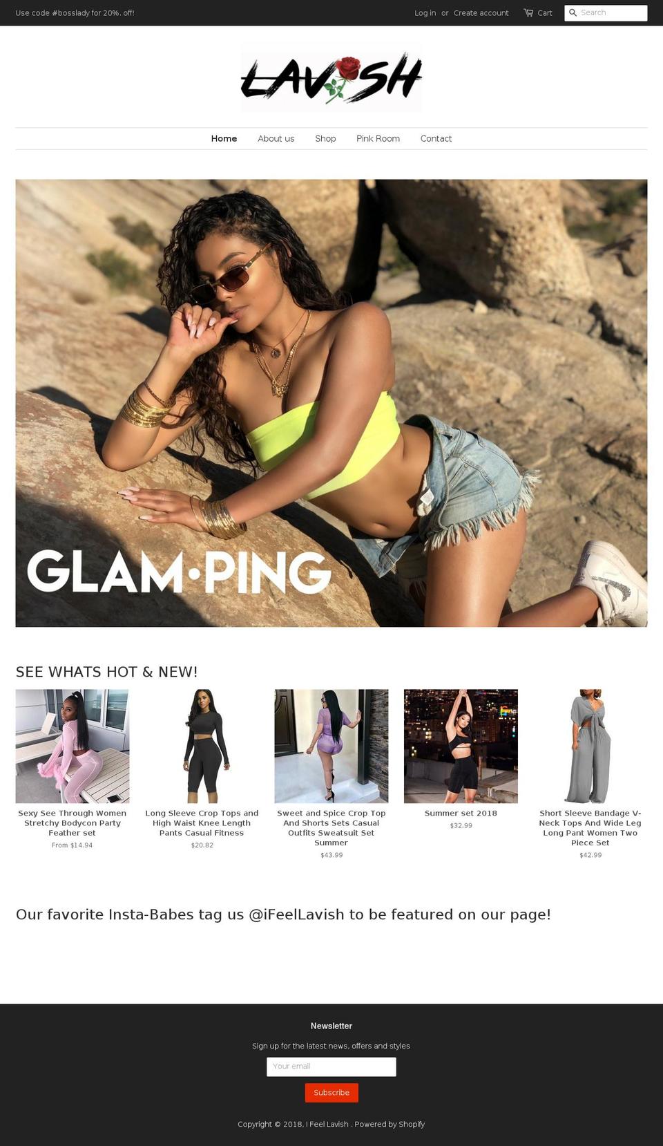 lavishca.net shopify website screenshot