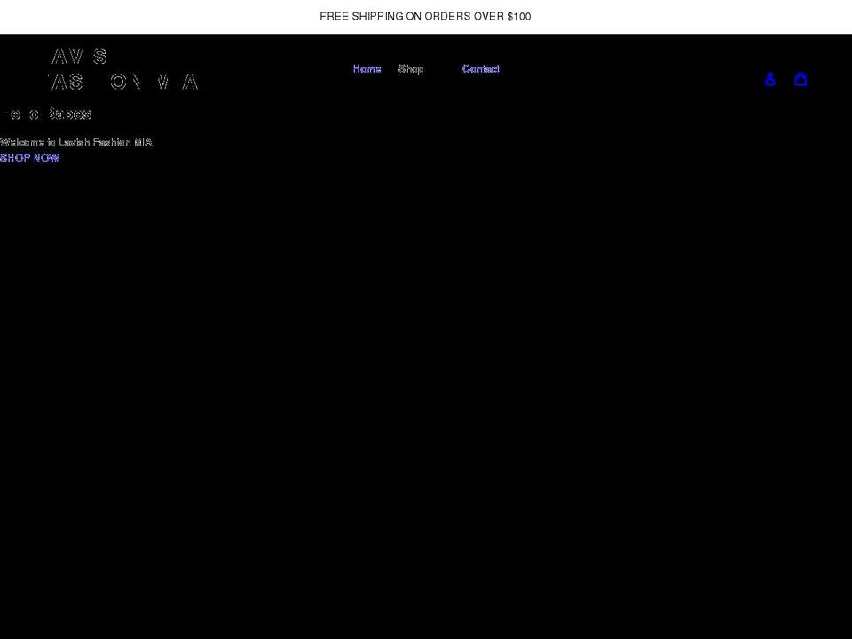 lavishfashionmia.com shopify website screenshot