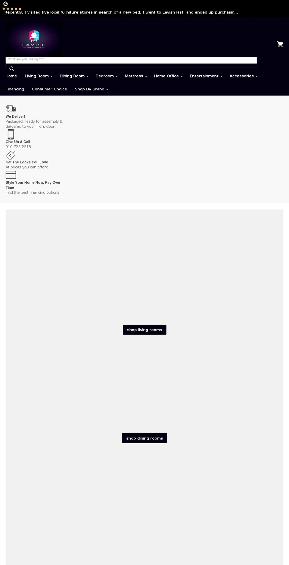 lavishfurnitureus1.com shopify website screenshot
