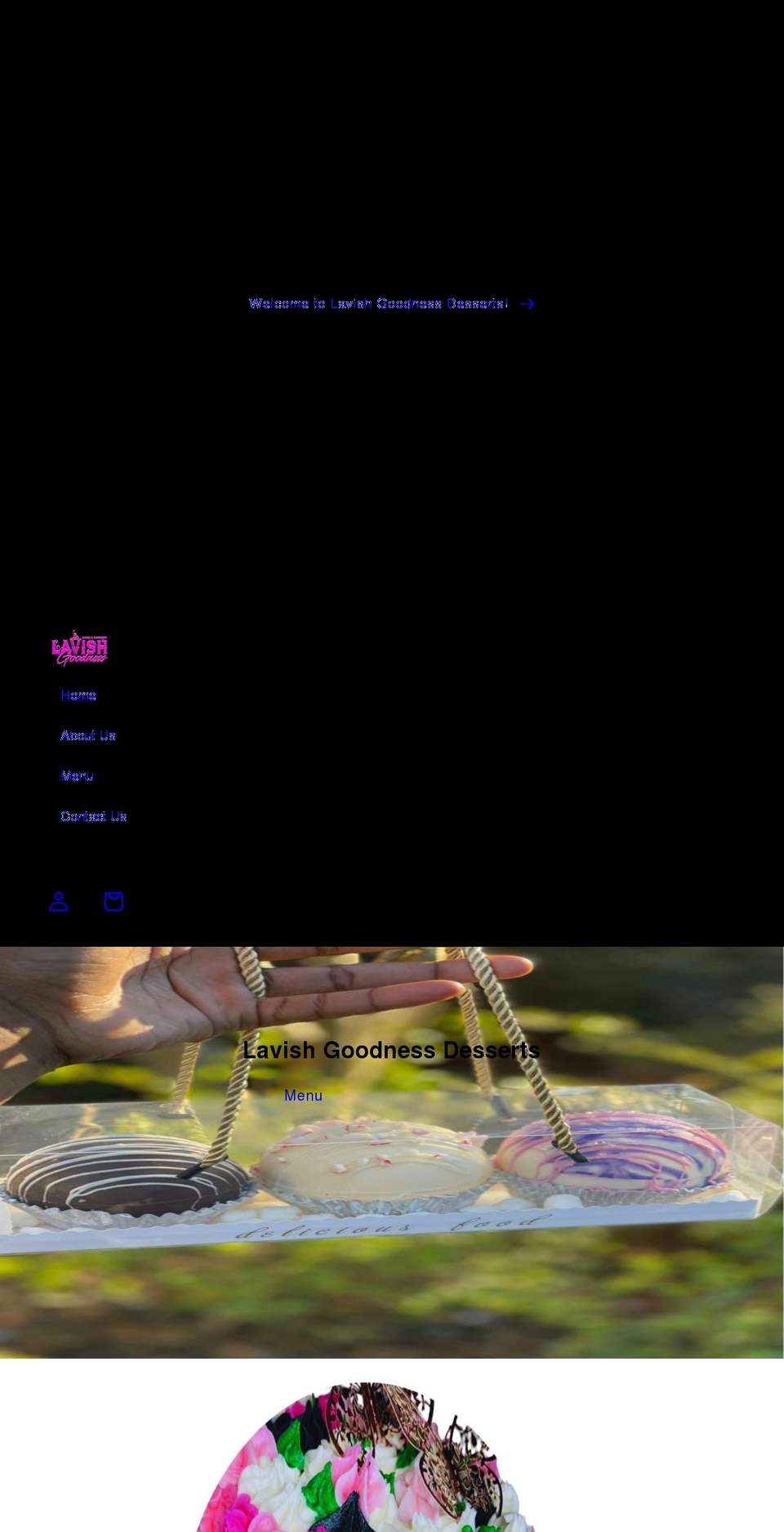 lavishgoodness.com shopify website screenshot