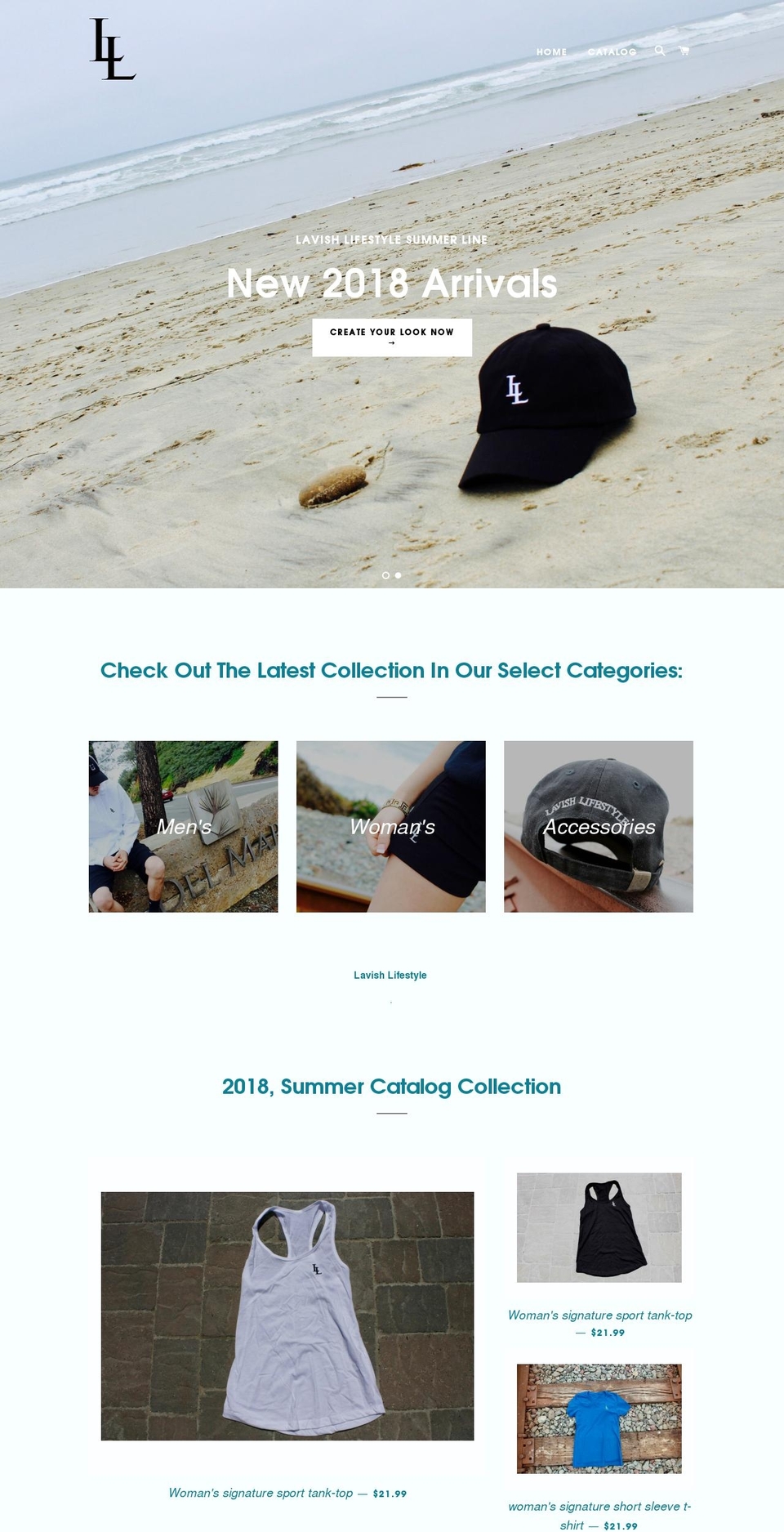 lavishlifestyleco.com shopify website screenshot