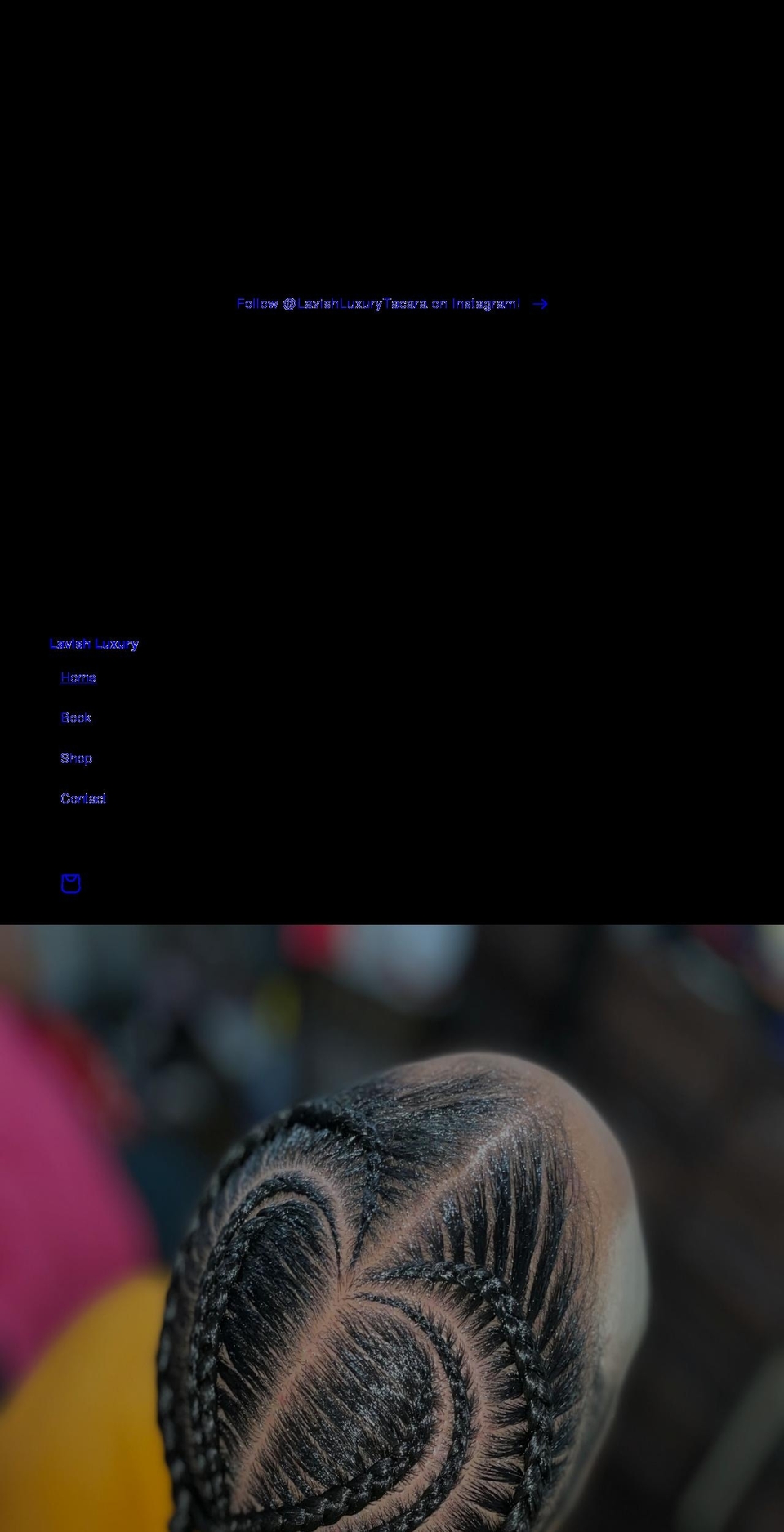 lavishluxuryboutique.com shopify website screenshot