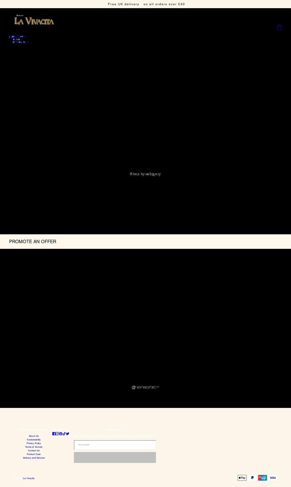 lavivacita.com shopify website screenshot