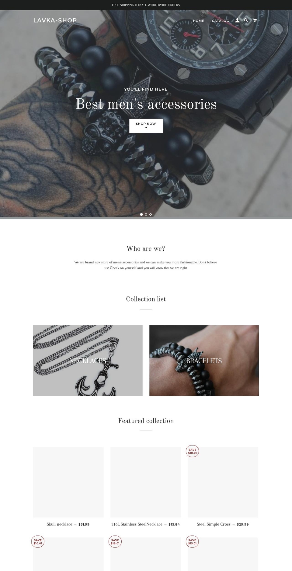 lavka-shop.com shopify website screenshot