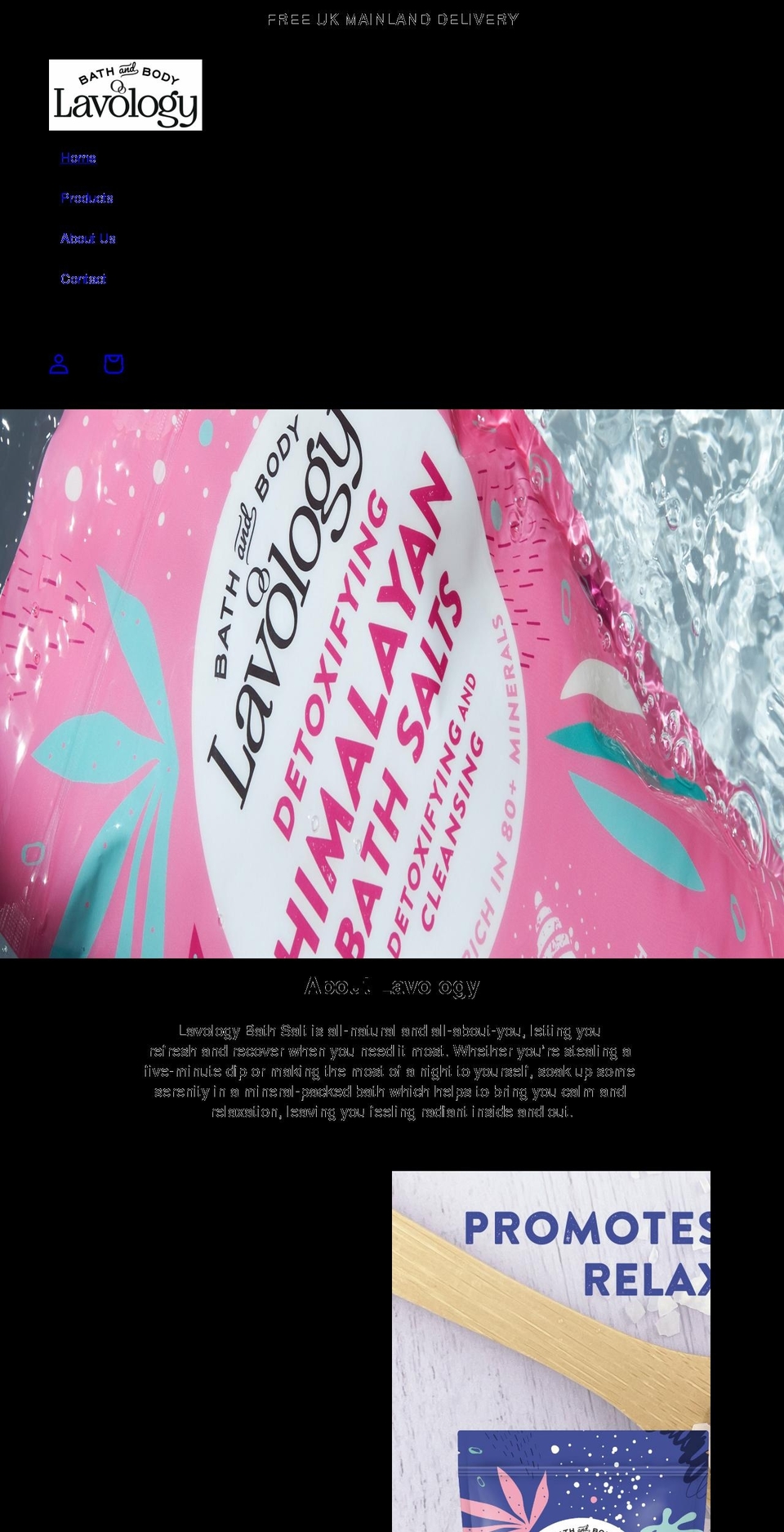 lavology.com shopify website screenshot