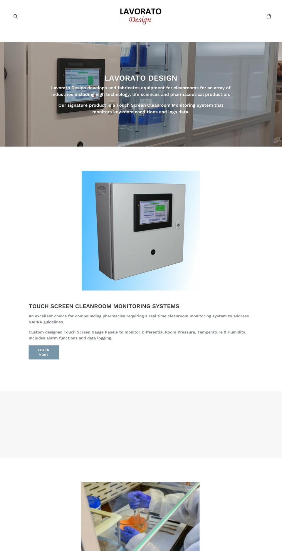 lavoratodesign.com — Shopify storefront screenshot