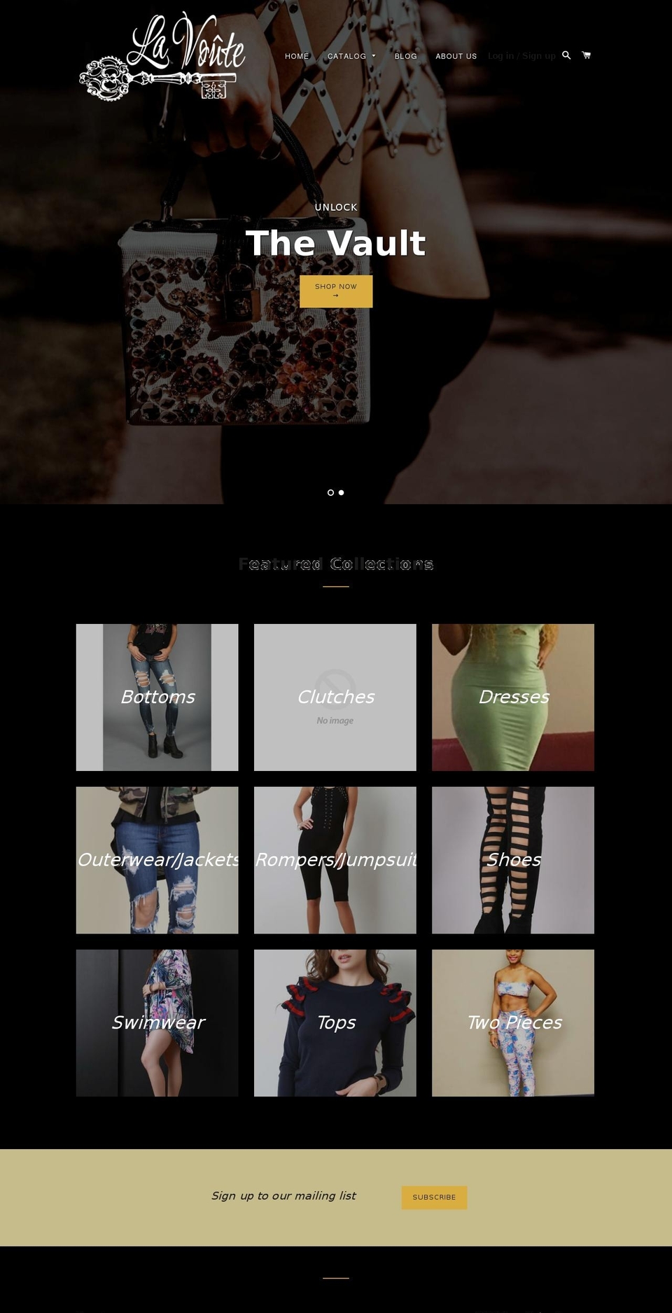 lavouteboutique.com — Shopify storefront screenshot