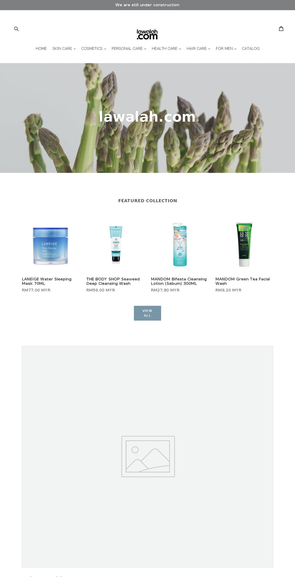 lawalah.com — Shopify storefront screenshot