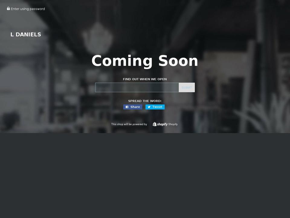 lawdaniels.com shopify website screenshot