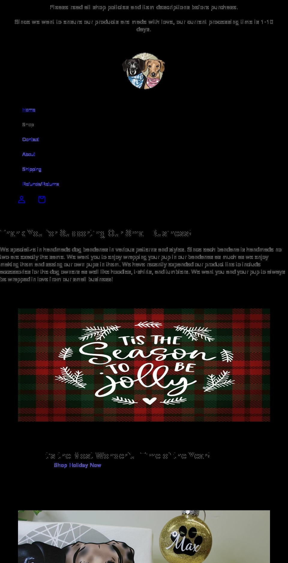 lawdawgspupwear.com shopify website screenshot