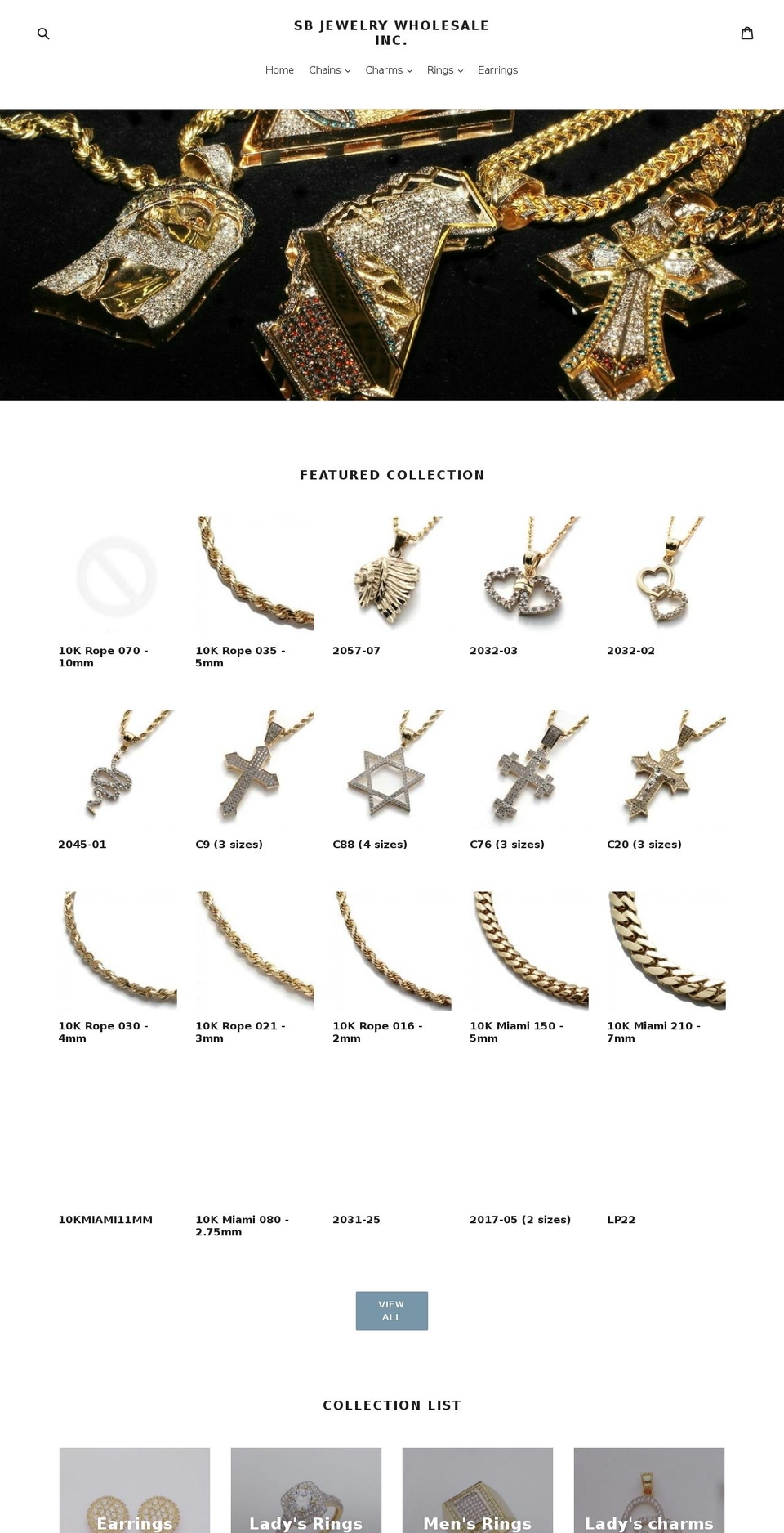 lawholesalejewelry.com — Shopify storefront screenshot