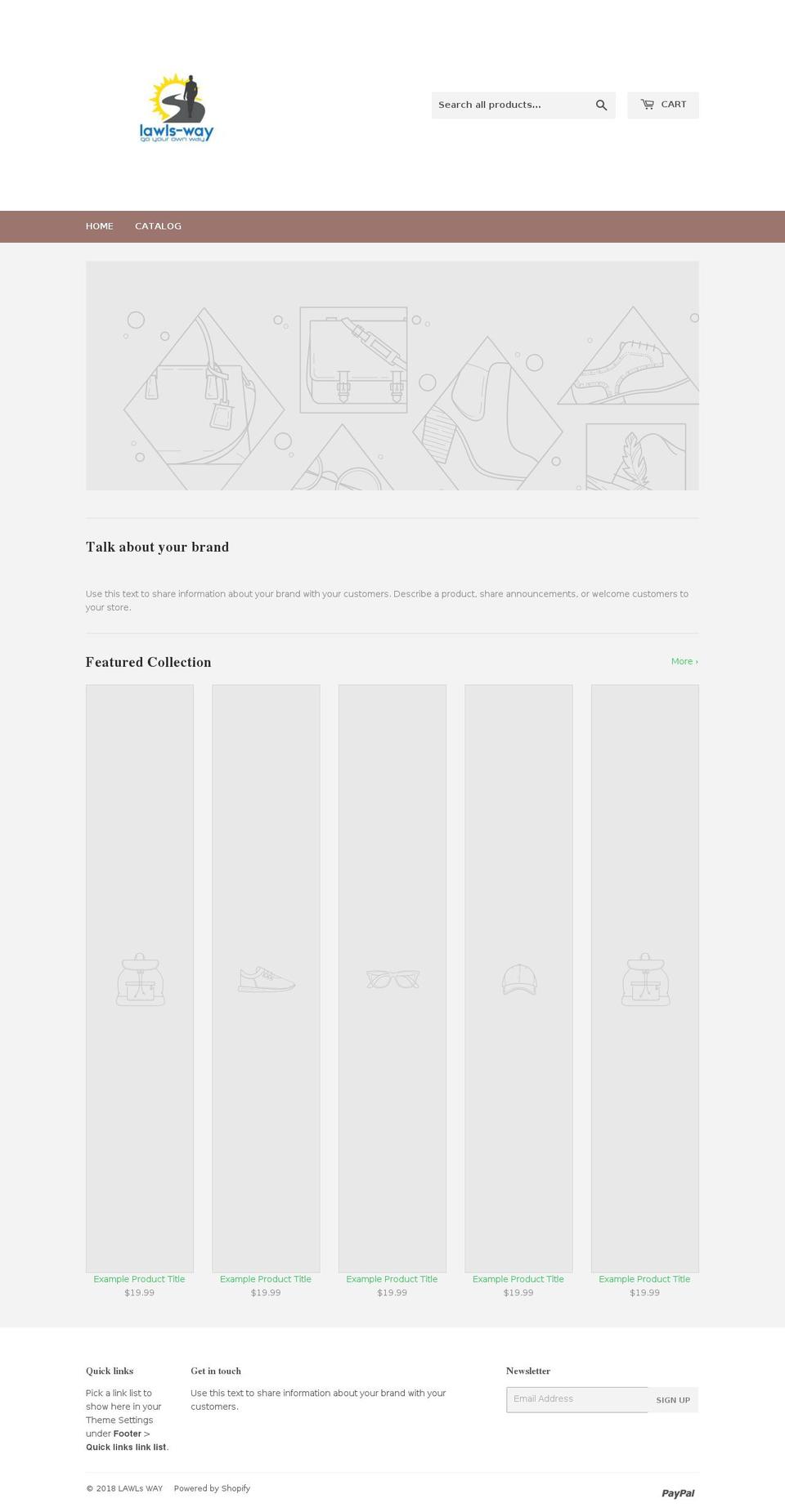 lawls-way.com — Shopify storefront screenshot