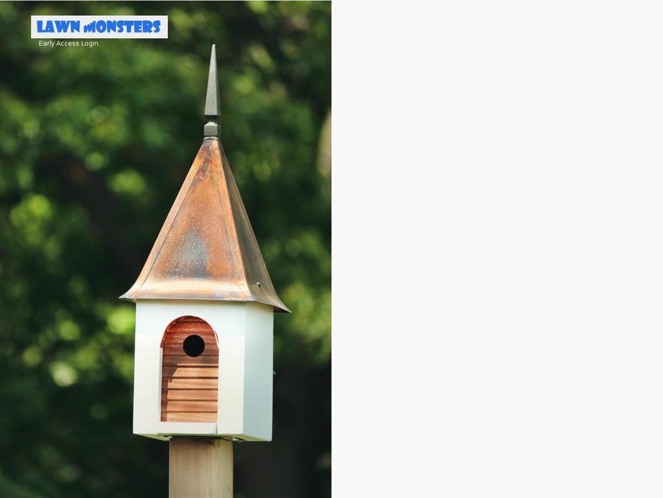 lawn-monsters.com shopify website screenshot