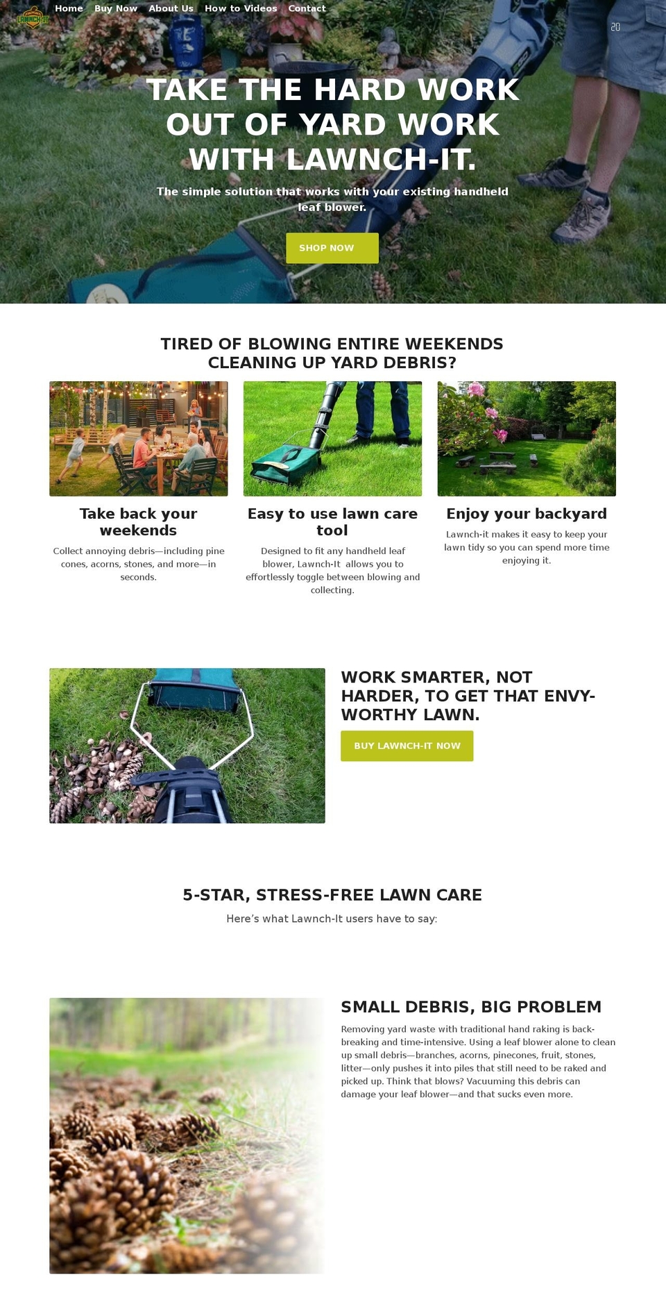 lawnch-it.com shopify website screenshot