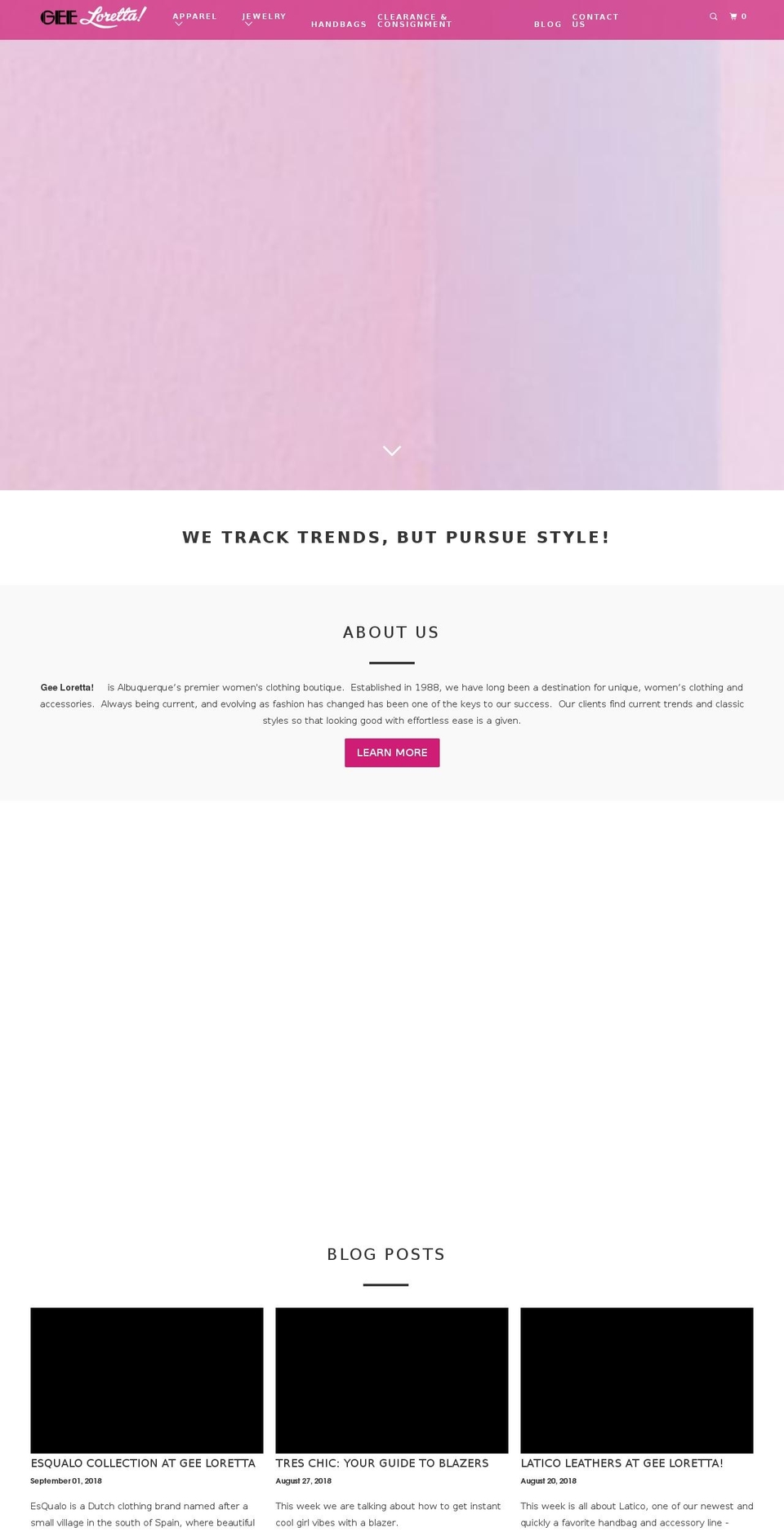 lawrencebacajewelry.com — Shopify storefront screenshot