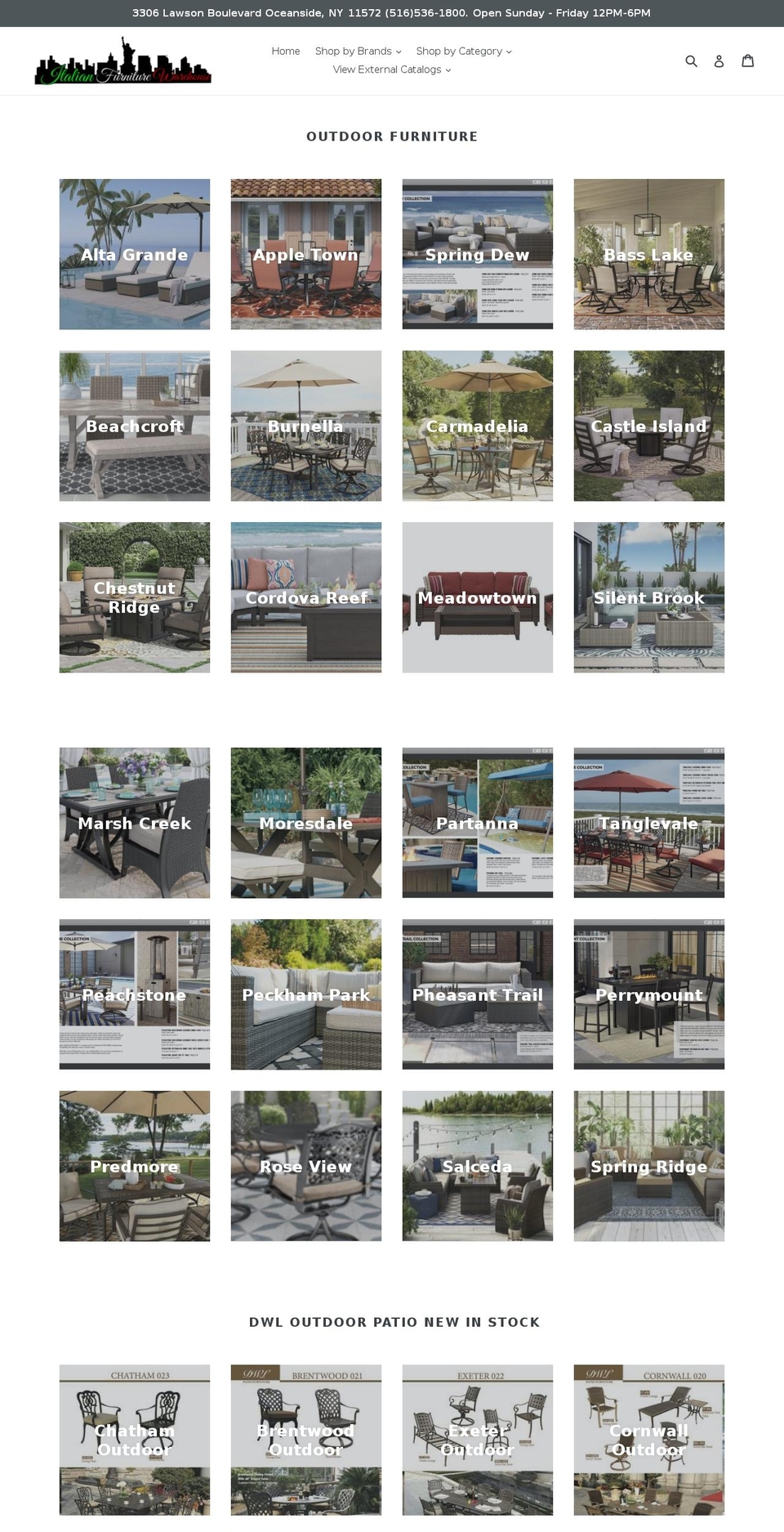 lawsonfurniture.com — Shopify storefront screenshot