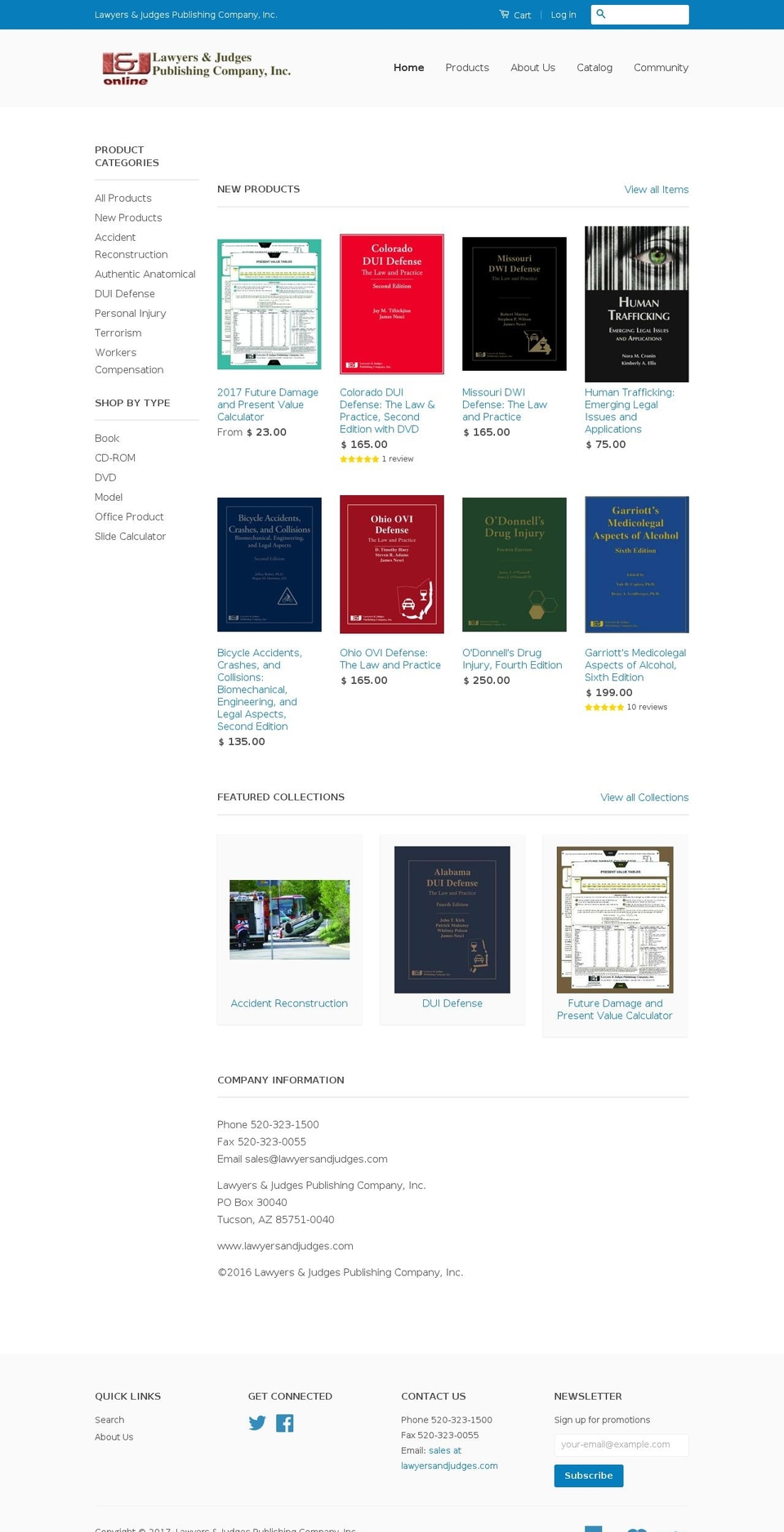 lawyersandjudges.com shopify website screenshot