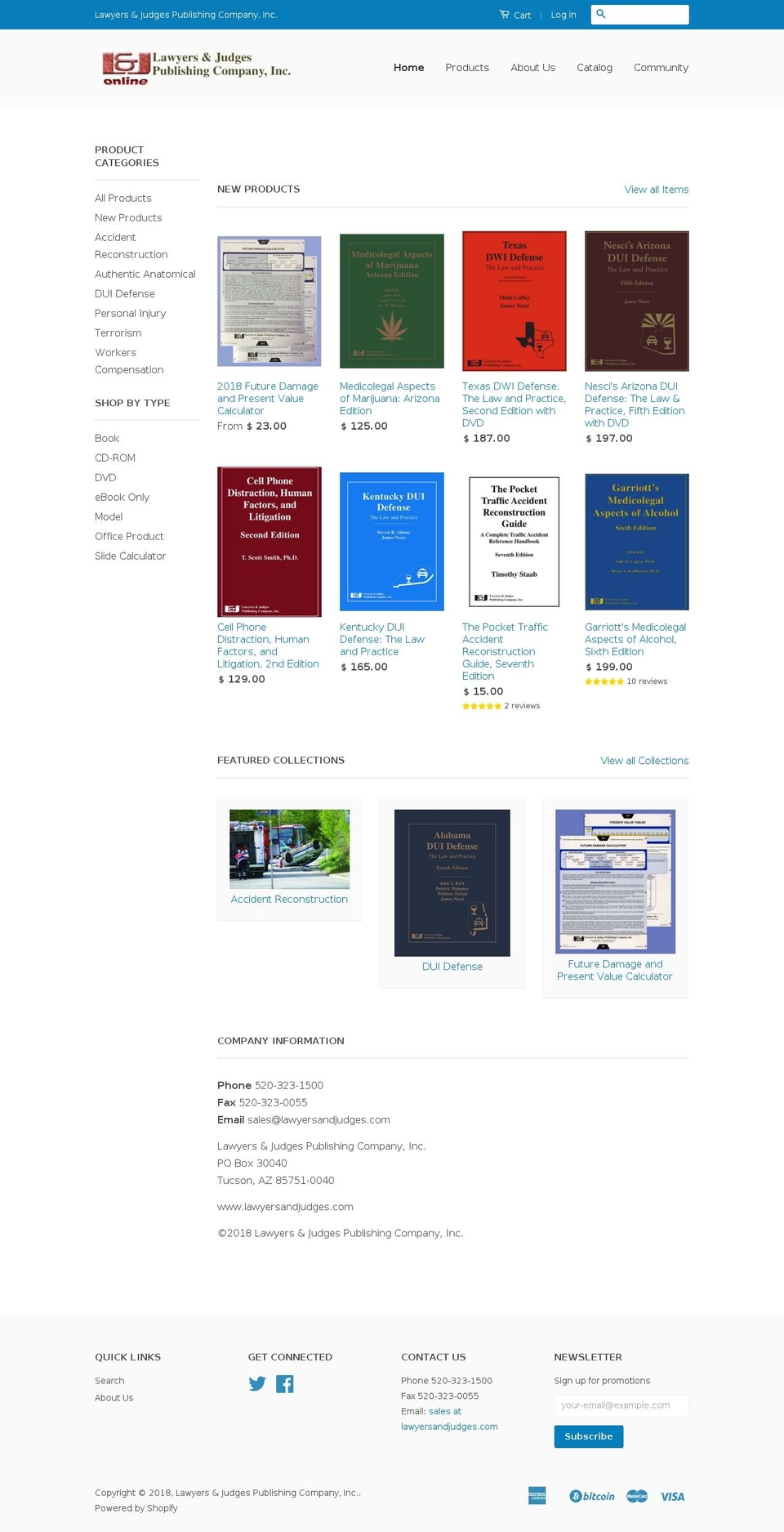 lawyersandjudges.net shopify website screenshot