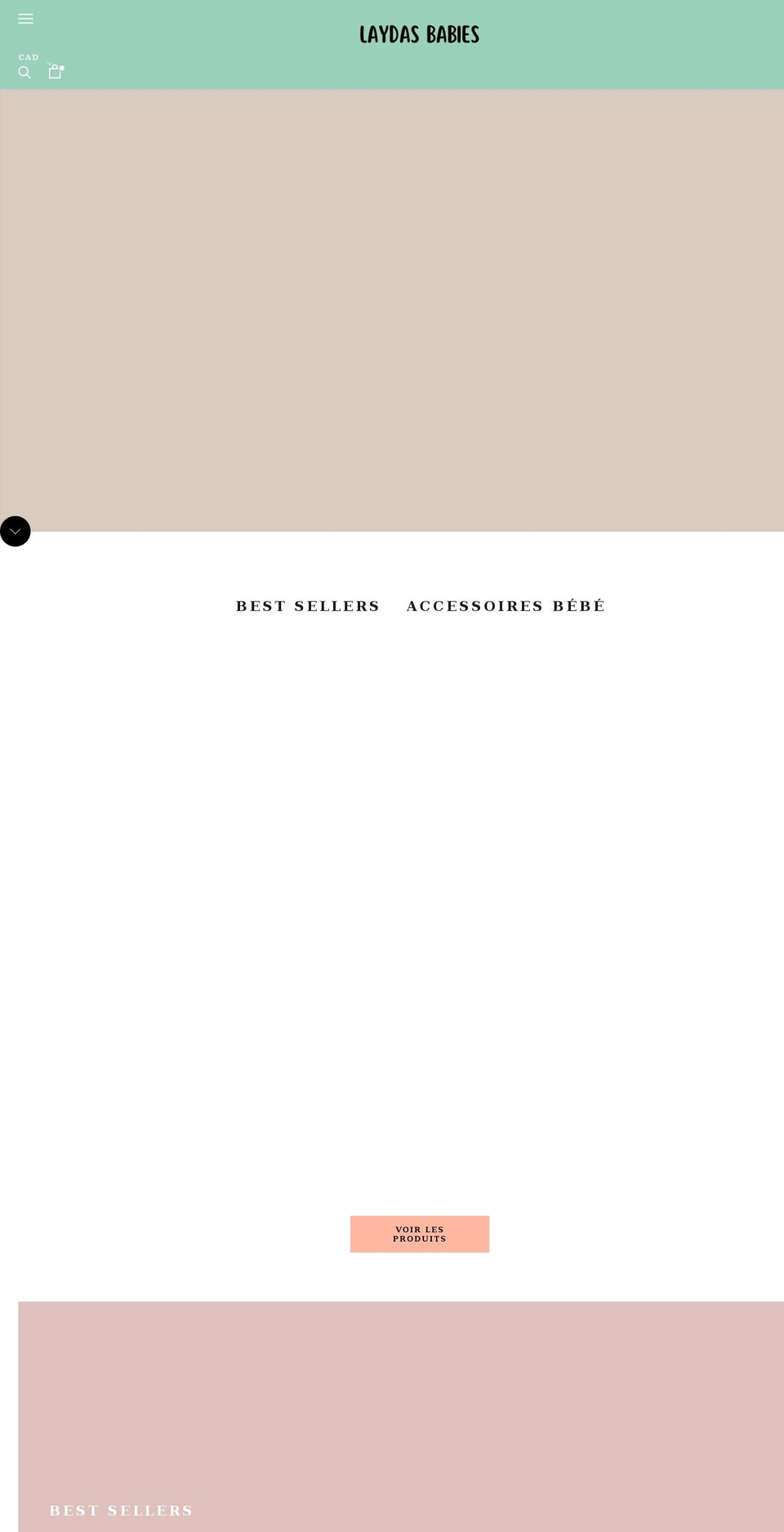 laydas.com shopify website screenshot