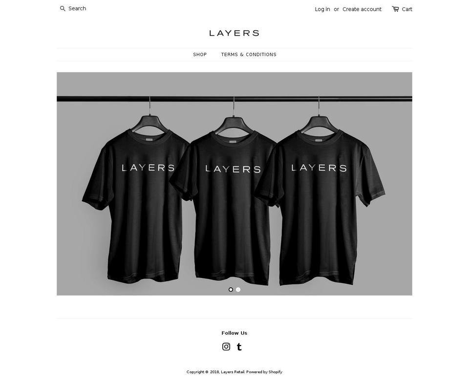 layers.city shopify website screenshot