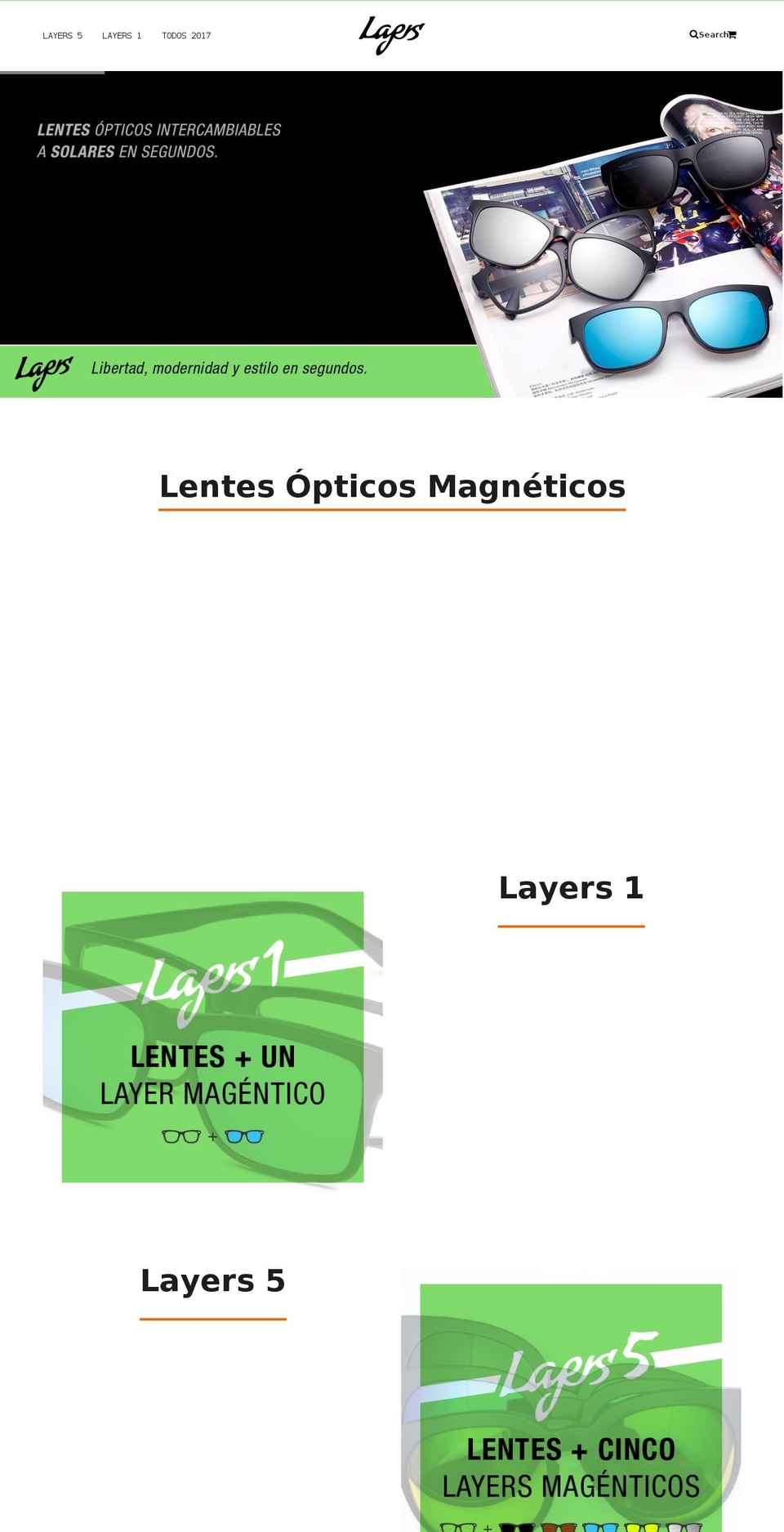 Layers Theme Shopify theme site example layersmx.myshopify.com
