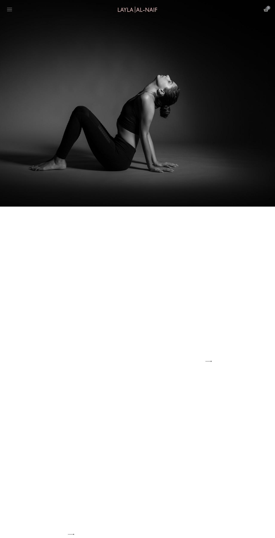 laylalnaif.com — Shopify storefront screenshot