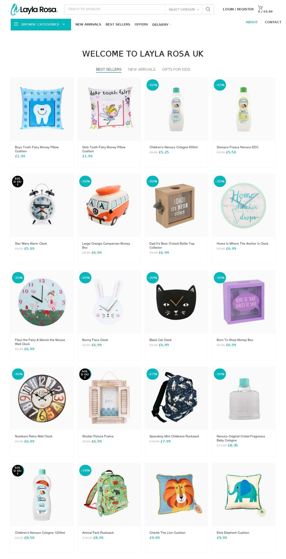 woodmart-theme Shopify theme site example laylarosa.com