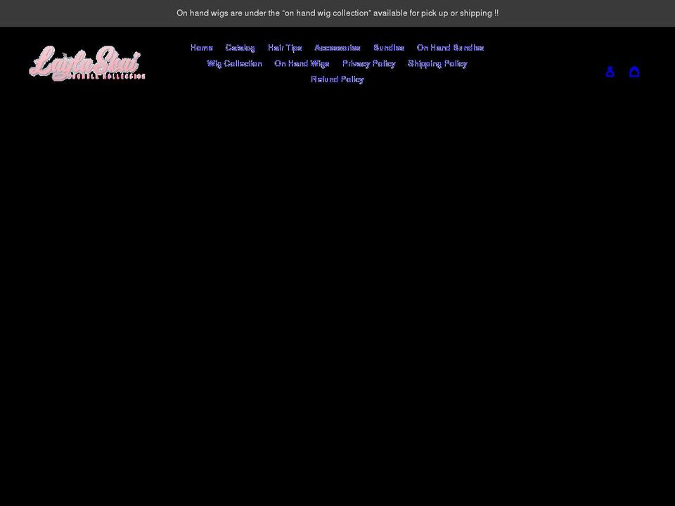 laylaskaibundlekollection.com shopify website screenshot