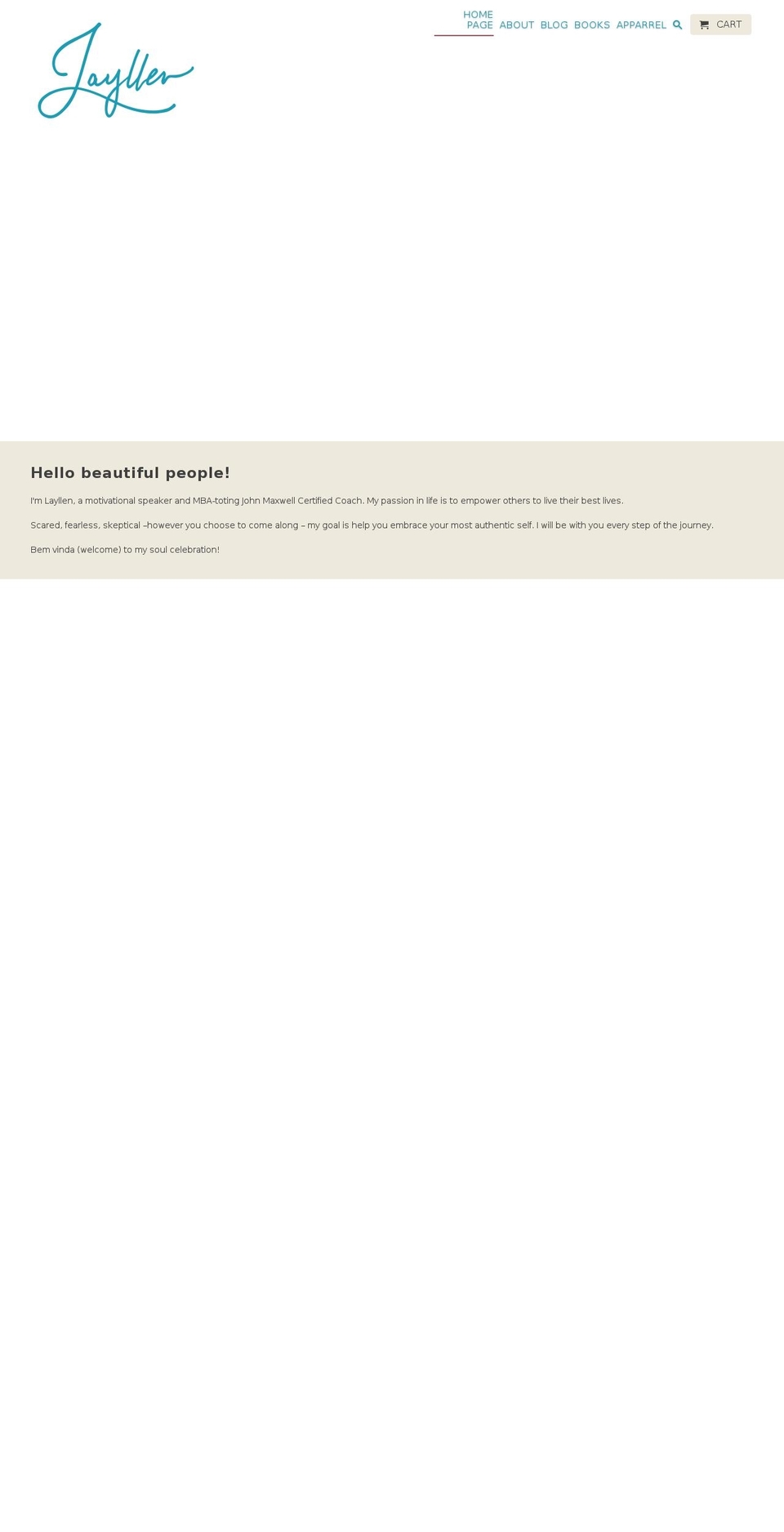 layllensawyerr.com — Shopify storefront screenshot