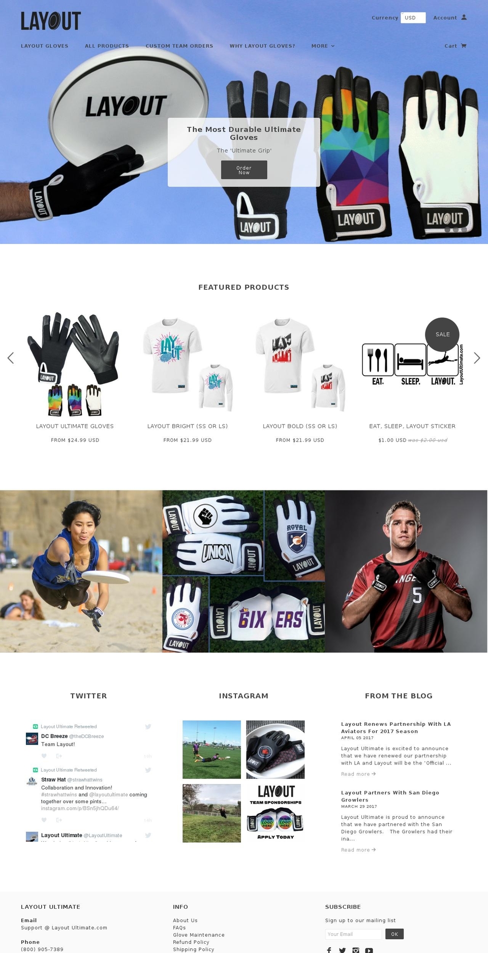 layoutultimate.com shopify website screenshot