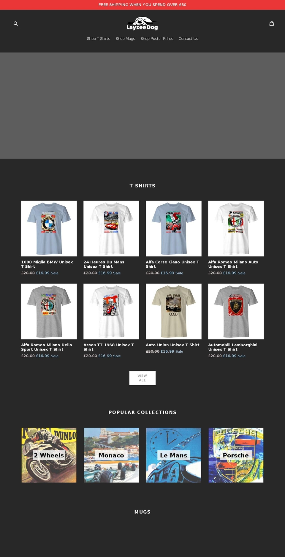 layzeedog.com — Shopify storefront screenshot