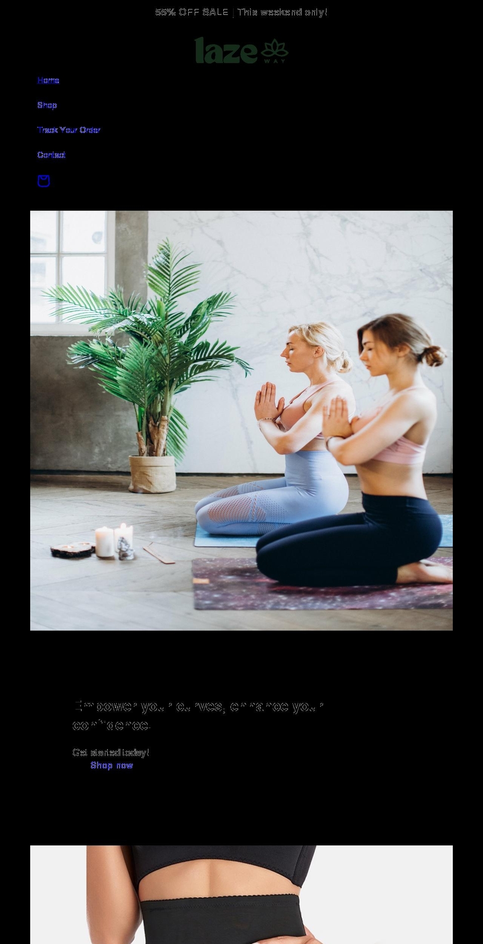 lazeway.com shopify website screenshot