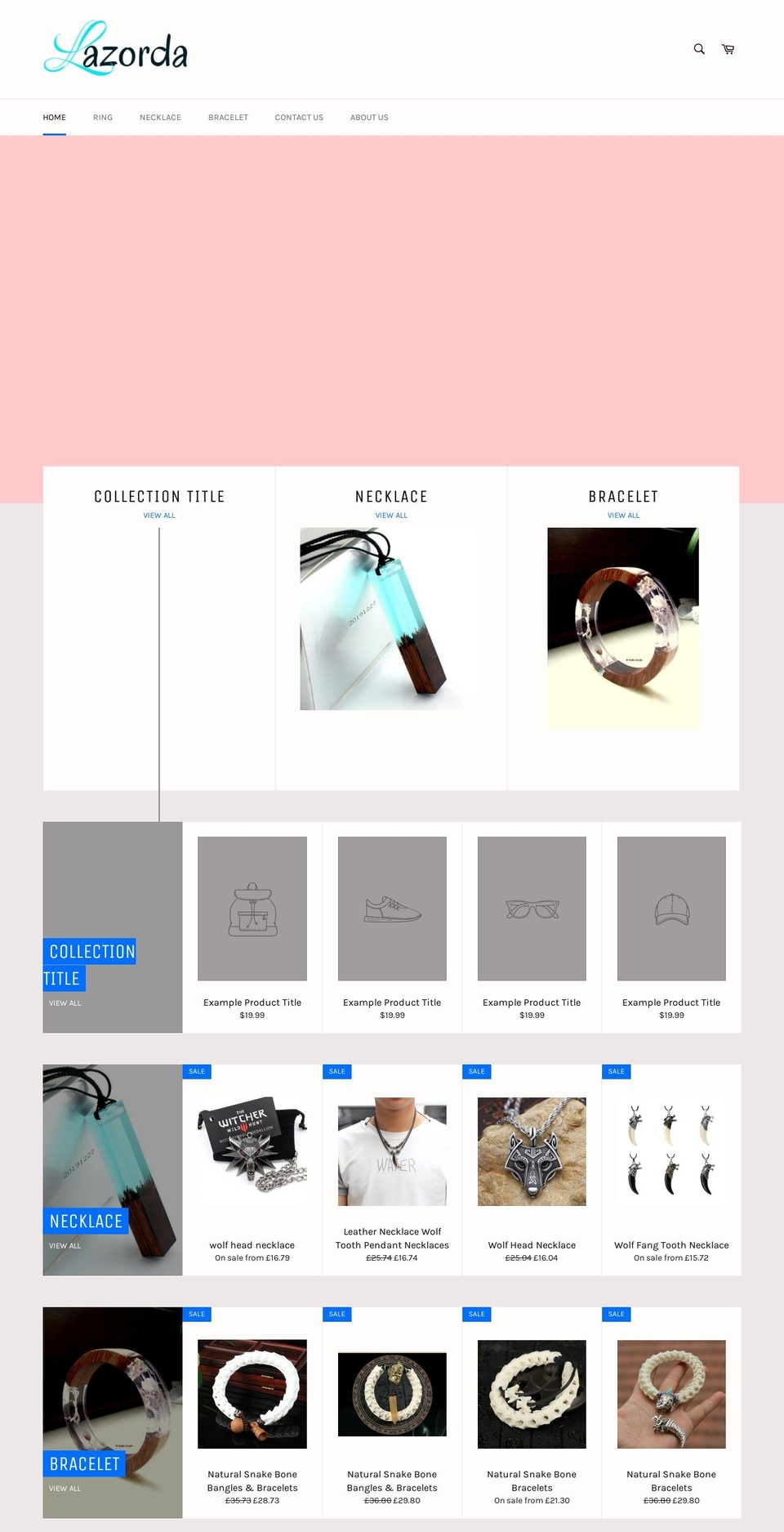 lazorda.com — Shopify storefront screenshot