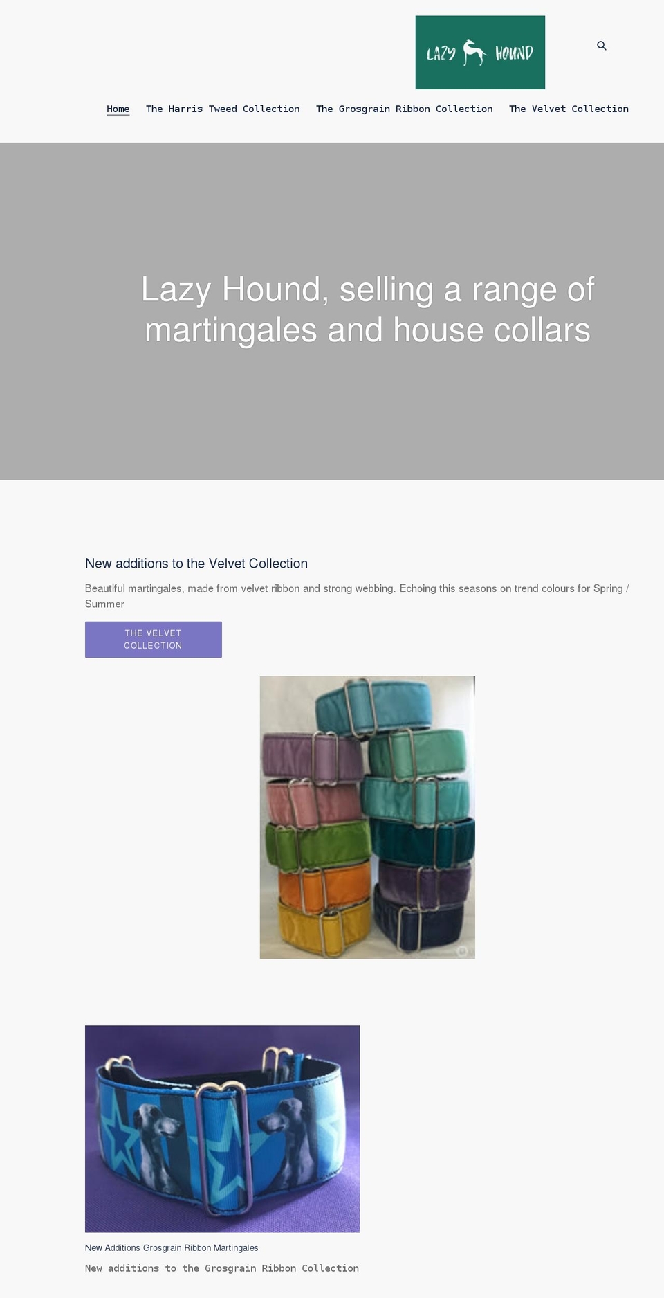 lazy-hound.com shopify website screenshot