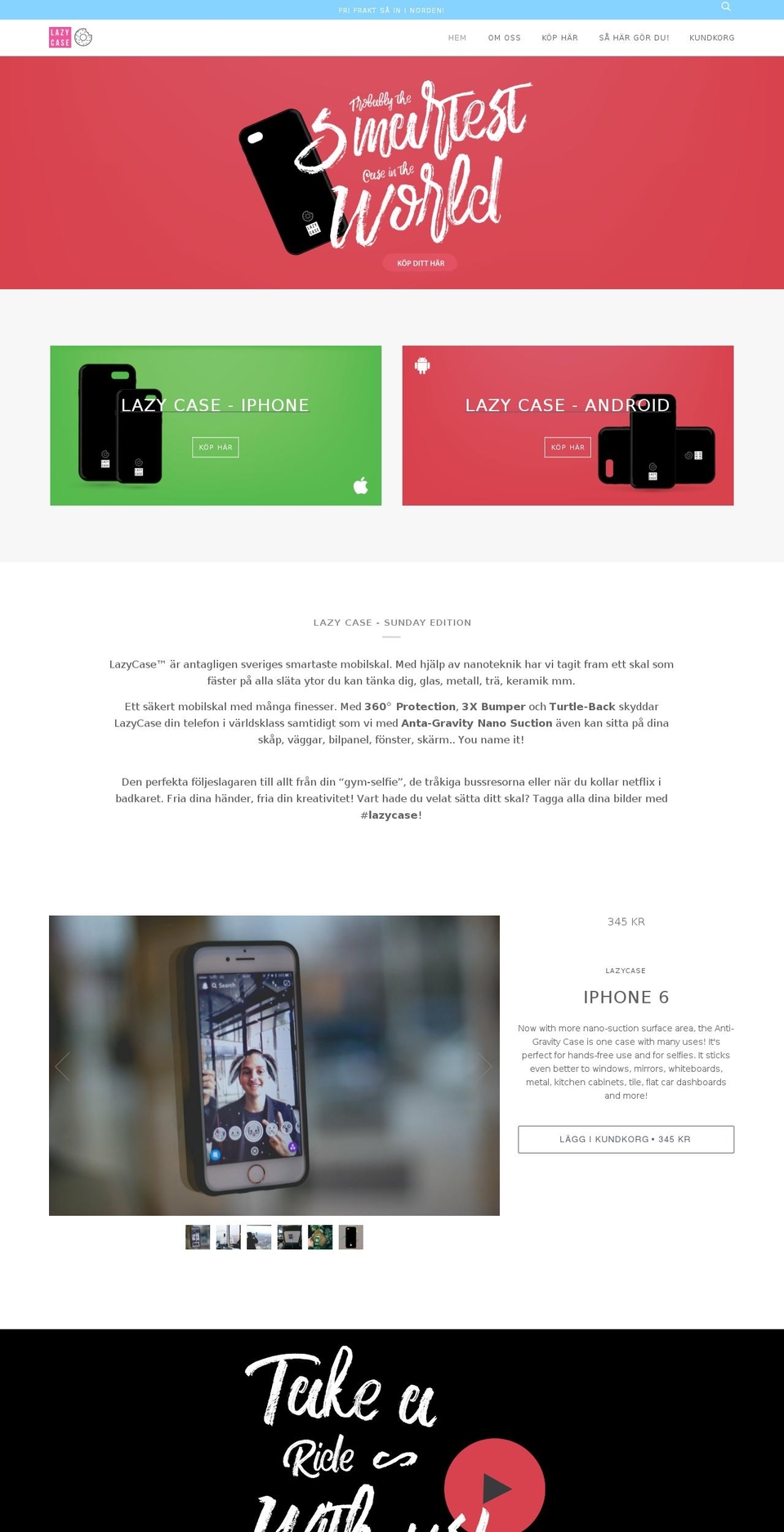 lazycases.com shopify website screenshot