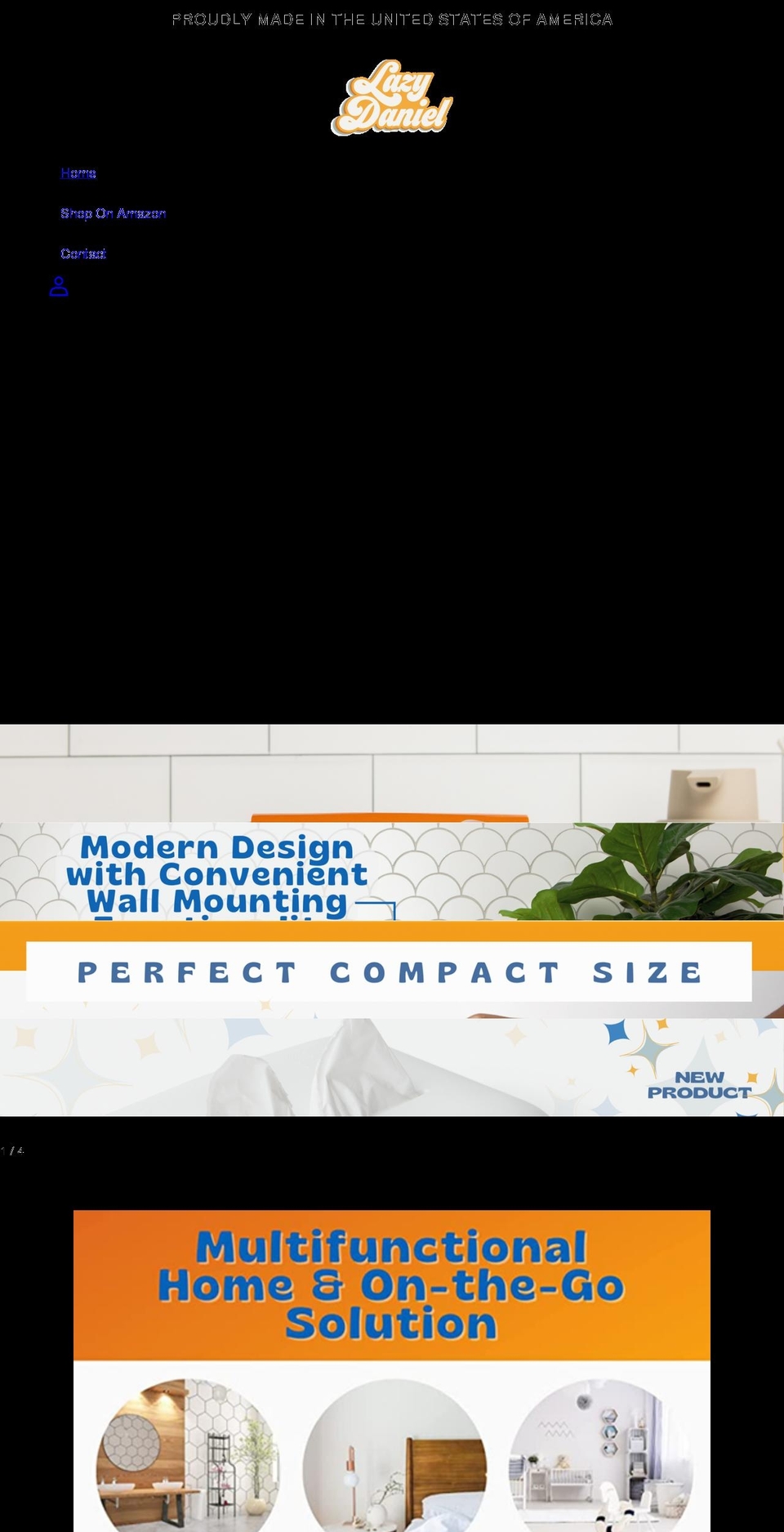 lazydaniel.com shopify website screenshot